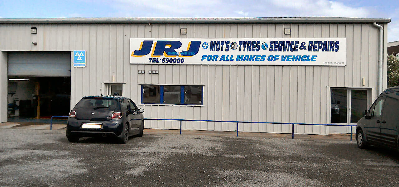 MOT Tests, Tyres and Exhausts, and General Garage Services at JRJ Lerwick Ltd.
